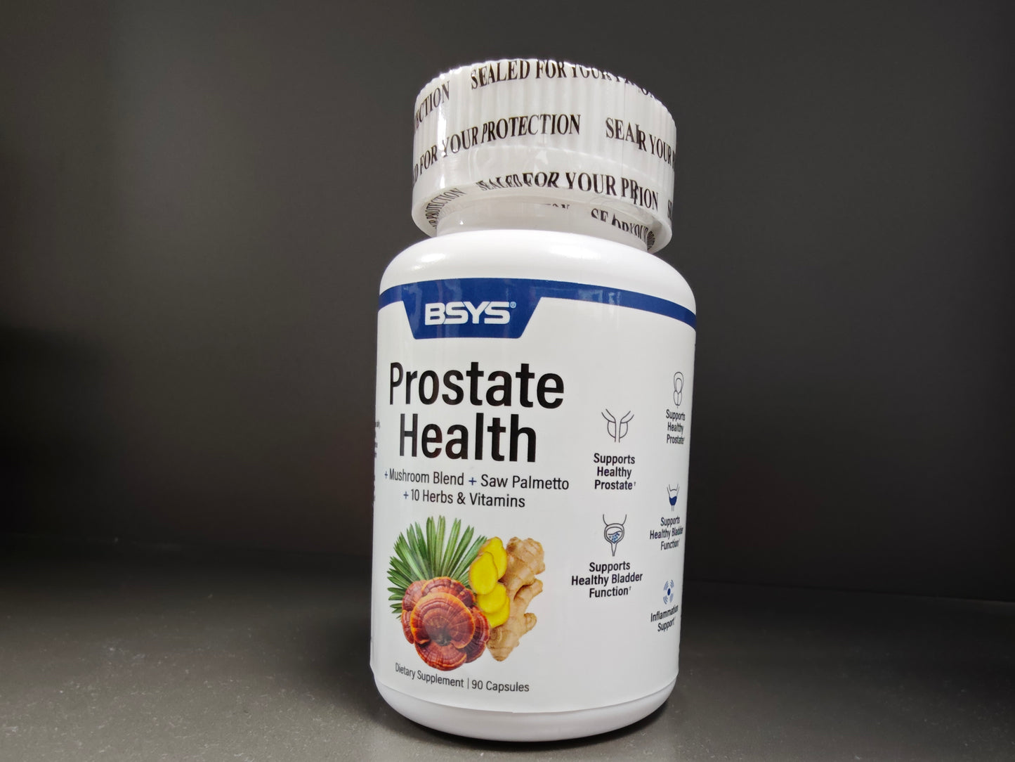 BSYS Prostate Health Capsules Urinary & Bladder Wellness Support  Anti-Inflammatory Balance  Antioxidant Protection  Immune Health Aid  Men's Prostate Care Formula